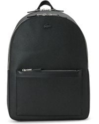 Lacoste - Chantaco Logo-Embossed Leather Backpack - Lyst