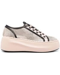 Vic Matié - Travel Perforated Platform Sneakers - Lyst
