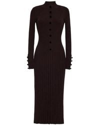 Cara Cara - Easton Ribbed-Knit Midi Dress - Lyst