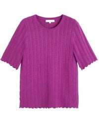 Chinti & Parker - Crochet T-Shirt - Lyst