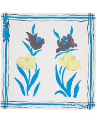 Marni - Silk Woven Scarf - Lyst