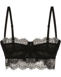 Dolce & Gabbana - Lace Balconette Bralette - Lyst