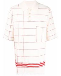 Maison Margiela - Striped Polo Shirt - Lyst