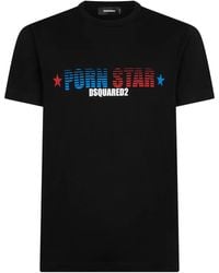DSquared² - Slogan-Print Cotton T-Shirt - Lyst