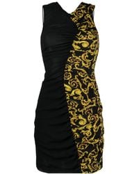 Versace Jeans Couture - Mini-Jurk Met Print - Lyst