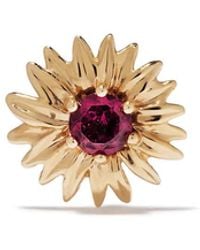 Aurelie Bidermann - 18Kt Rhodolite Bouquet Sing Earring - Lyst