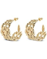 Gas Bijoux - Créoles Olea À Design Ajouré - Lyst