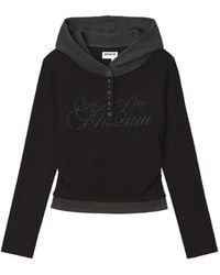 Musium Div. - Ribbed Logo-Print Hoodie - Lyst