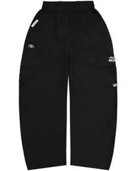 Aape By A Bathing Ape - Embroidered Cargo Trousers - Lyst