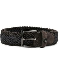 Paul & Shark - Braided Suede-Trim Belt - Lyst