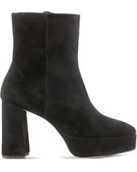 Högl - Botines Nora con plataforma y tacón cuadrado - Lyst