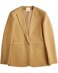 Tod's - Blazer Met Enkele Rij Knopen En Puntige Revers - Lyst