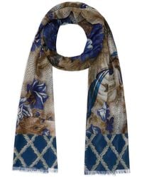 Pierre Louis Mascia - Hawnbci Floral-Print Scarf - Lyst