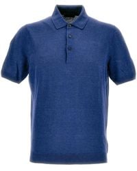 Fay - Logo-Embroidered Polo Shirt - Lyst