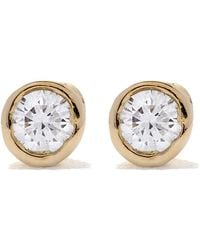 Wouters & Hendrix - 18Kt Gelbgoldohrstecker Mit Diamanten - Lyst