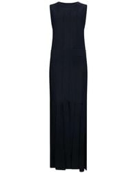 Liu Jo - Knit Dress With Fringes - Lyst