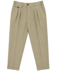 BE ABLE - Pleated Elasticated-Waist Trousers - Lyst
