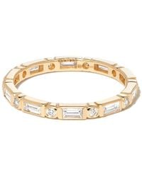 Sydney Evan - 14kt Yellow Gold Diamond Eternity Ring - Lyst