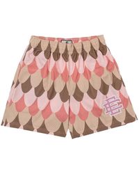 Eric Emanuel - Graphic-Print Track Shorts - Lyst