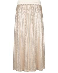 Liu Jo - Gonna Midi Con Paillettes - Lyst