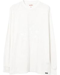 KAMIYA - Langarmshirt Mit Adler-Print - Lyst