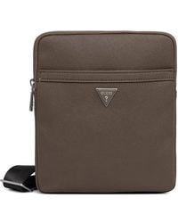 Guess - Certosa Logo-Plaque Messenger Bag - Lyst