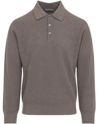 Canali - Polo Con Trama A Nido D'Ape - Lyst