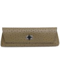 Christopher Esber - Buki Ostrich-Effect Clutch Bag - Lyst