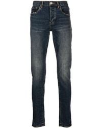 Purple Brand - P001 Low-Rise Slim-Leg Jeans - Lyst