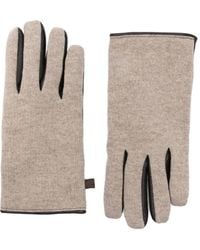 Jacob Cohen - Leather Paneled Gloves - Lyst