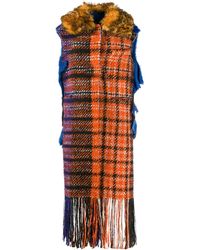 Marni Geruit Gilet - Oranje