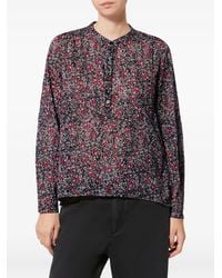Isabel Marant - Crimson Floral Print Shirt - Lyst