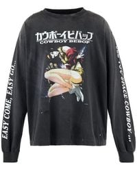 SAINT Mxxxxxx - Cowboy Bebop Graphic-Print Long-Sleeve T-Shirt - Lyst