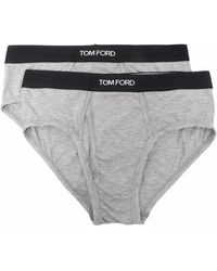 Tom Ford - Logo-Waistband Briefs (Pack Of 2) - Lyst