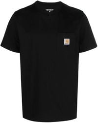 Carhartt - Pocket Logo-Patch T-Shirt - Lyst
