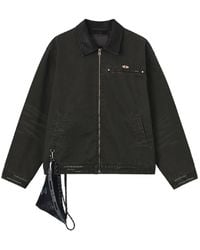 Musium Div. - Logo-Patch Zip-Up Jacket - Lyst