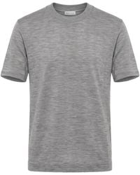 Xacus - Crew-Neck Wool T-Shirt - Lyst