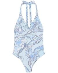 PUCCI - Orchidee-Print Swimsuit - Lyst