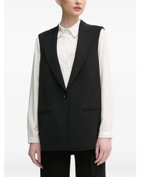 MARC AUREL - Chaleco De Vestir Con Botones - Lyst