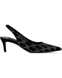 Philipp Plein - 50Mm Monogram-Pattern Slingback Pumps - Lyst