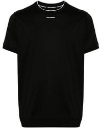 Karl Lagerfeld - Rubberised-logo Cotton T-shirt - Lyst