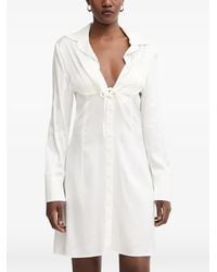 Silvian Heach - Button-Down Mini Dress - Lyst