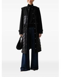 Patrizia Pepe - Belted Quilted-Panel Coat - Lyst