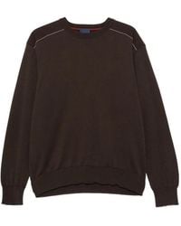 Paul & Shark - Contrast-Trim Crew-Neck Sweater - Lyst
