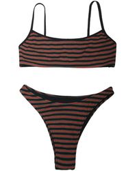 Lido - Undici Striped Bikini - Lyst
