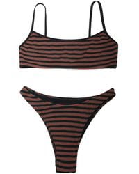 Lido - Undici Striped Bikini - Lyst