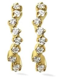 Lark & Berry - 14Kt Night Wanderer Diamond Hoop Earrings - Lyst