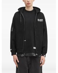 Aape By A Bathing Ape - Hoodie Met Rits En Logo - Lyst