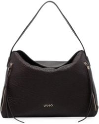Liu Jo - Grained-Effect Zip-Detail Tote Bag - Lyst