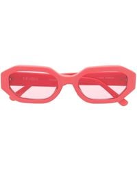 Linda Farrow - Occhiali Da Sole Irene Ovali X The Attico - Lyst